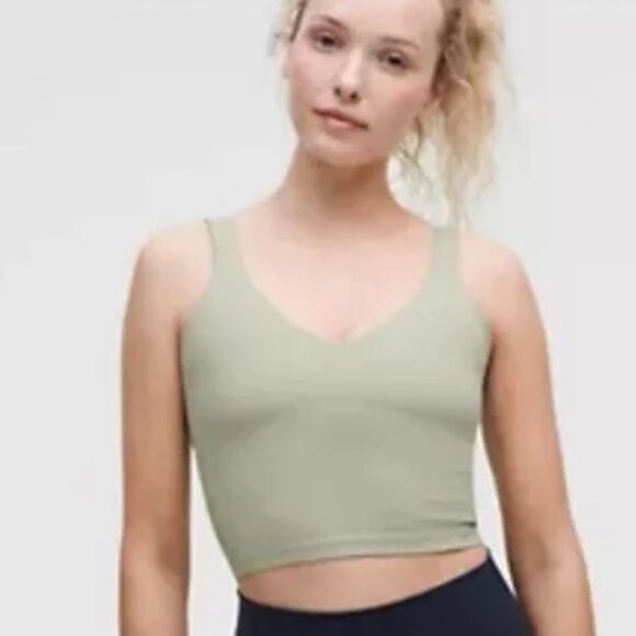 Lululemon Align Tank Top NWT Size 14 A/B, Fog Green - Picture 1 of 2